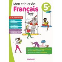 Mon cahier de français 5e. Edition 2017
