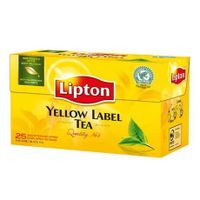 Lipton, Thé Yellow Label, 12 x 25 sachets 