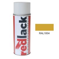 Redlack Peinture aérosol RAL 1004 Brillant multisupport