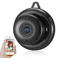 Mini caméra de sécurité TD® Télécommande WiFi Vision nocturne infrarouge Détection de mouvement