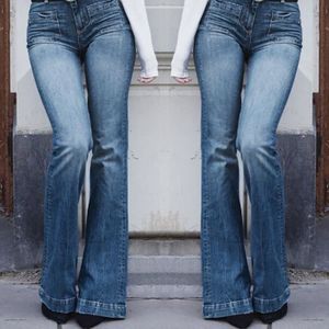 Femme Vêtements Jeans Jeans bootcut Pantalon en jean Jean Blumarine en coloris Bleu 