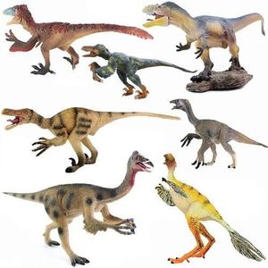 FIGURINE - PERSONNAGE FTGHFG 07 - Figurine de dinosaure jurassique, Jouet de Simulation, Caudiptéryx, Deinocheirus, Ornithomimus, M