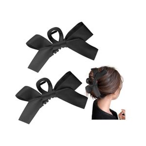 Barrettes à Cheveux Décoratives Avec Nœud Papillon - Taille Unique, En Tissu, Fabriqué En Chine