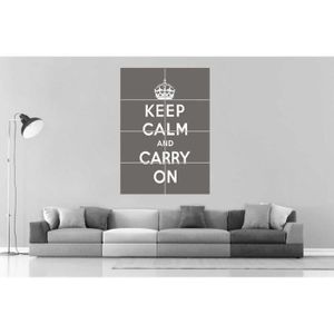 AFFICHE - POSTER KEEP CALM AND CARRY ON COO HOME DECO Wall Art Post