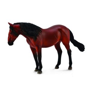 FIGURINE - PERSONNAGE Collecta chevaux : Jument lusitanienne 1:12 marron