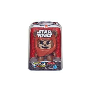 FIGURINE - PERSONNAGE Figurine Mighty Muggs Star Wars - Wicket Hasbro - Licence Star Wars - A partir de 6 ans