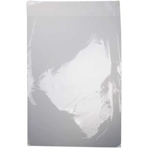 100 Sachets Plats Autocollants Transparents - 10 X 30 Cm - Pour Rangement Petit Objets, Collections, Cadeaux