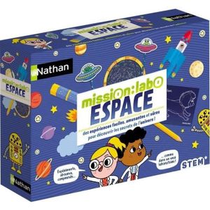 MALLETTE MULTI-JEUX Kit scientifique Nathan Mission Labo Espace - Coff