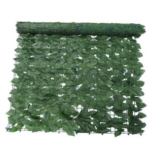 HAIE DE JARDIN minifinker haie de plantes artificielles Simulation de haie de fausses deco fleur-plante Feuilles de pommier imprimées en couleur
