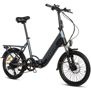 VÉLO ASSISTANCE ÉLEC MOMA BIKES - Vélo électrique VAE de ville pliant - SHIMANO 7 vitesses - Batterie Ion Lithium intégrée et amovible de 48V - 13Ah