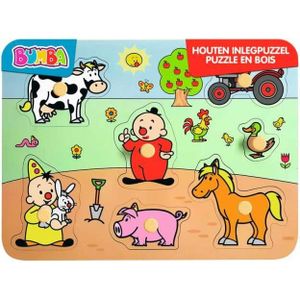 PUZZLE Puzzle en bois Bumba ferme - STUDIO100 - 7 pièces 