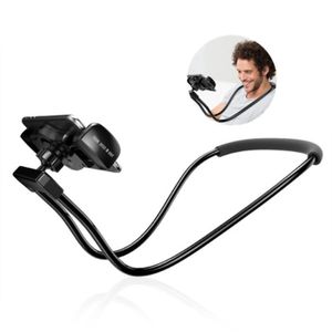 Support Téléphone Au Cou LYTIVAGEN - Flexible Et Réglable 360° - Pour Lit, Canapé, Voyage - Noir