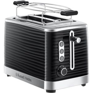 GRILLE-PAIN - TOASTER Grille-pain (2 fentes extra larges) Inspire Black 