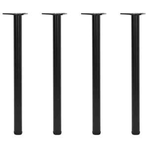 Uxcell – 4 Pieds Réglables Pour Table, Capuchon Blanc, M8, Hauteur Ajustable