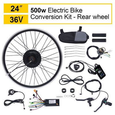 NEUF !! ENSEMBLE COMPLET 24 CHROME POUR CONVERTIR UN VÉLO 24