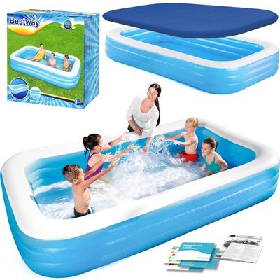 Jeu De Pêche Magnétique XXL - 56 Pièces Avec Pataugeoire - 4 Cannes, 4 épuisettes, Pompe - Plage, Jardin, Bain - Dès 3 Ans