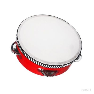 8 pouces tambourin instrument à percussion à double rangée Jingles pour  enfants adultes - Cdiscount Instruments de musique