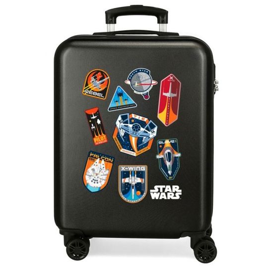 Star Wars Darth Vader Valigia da cabina bianca 38 x 55 x 20 cm rigida ABS chiusura a combinazione laterale 34 l 2 kg 4 ruote doppie bagaglio a mano