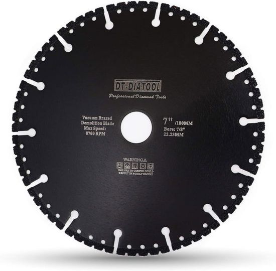 Disque Diamant 180mm SHDIATOOL - Lame Scie Électroplaquée Double Face Pour Pierre, Granit, Marbre, Tuile