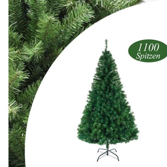 Sapin De Noël Artificiel Neigeux 210 Cm HENGMEI - PVC Dense, Branches Hinges Métal, Support Solide, Facile à Assembler - 5