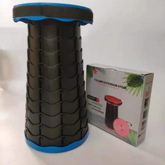Coussin Pour Tabouret Pliable Rétractable - Diamètre 25 Cm - Velours Et Éponge - Installation Par Pressions - Pour Camping, Pique-nique - 6