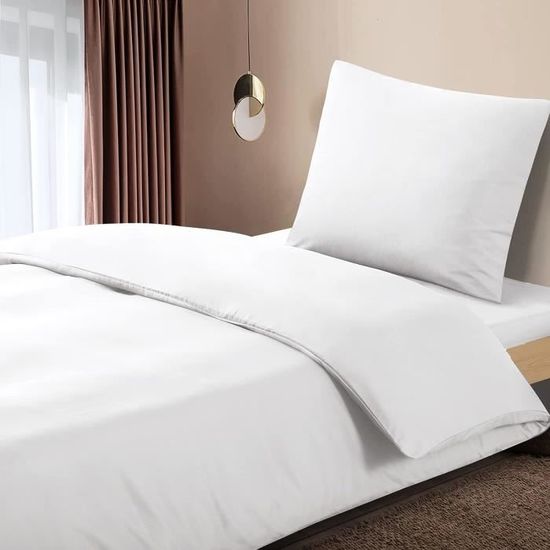 Couette Blanche 450GR/M² "FABRICATION FRANCAISE" (1 Place) 1