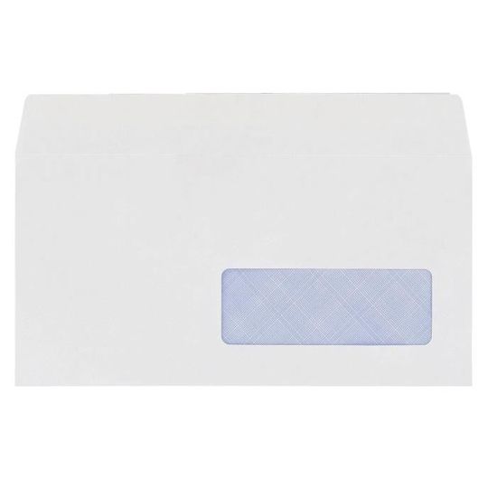 Boîte De 500 Enveloppes Blanches DL (110x220 Mm) - Papier 80 G/m², Autocollantes, Certifié PEFC - 8