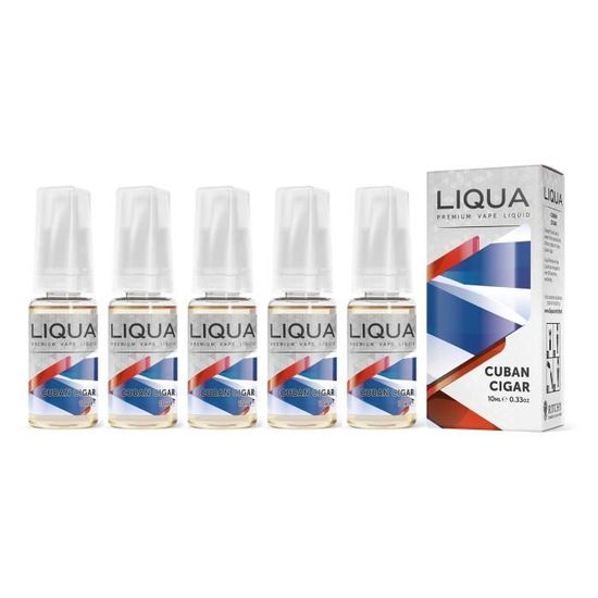 LIQUA Cuban Cigar - nicotine:0 mg flacon:5x10ml - Cdiscount Au quotidien