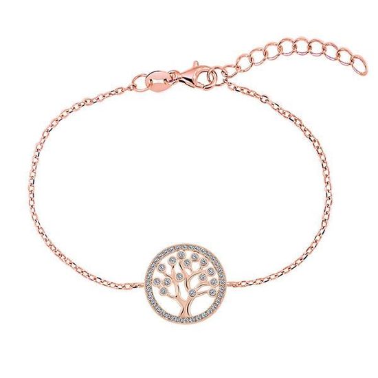 Luxenter Bracelet en argent 925 avec cristaux multicolores finis en or jaune 18K - Liwa