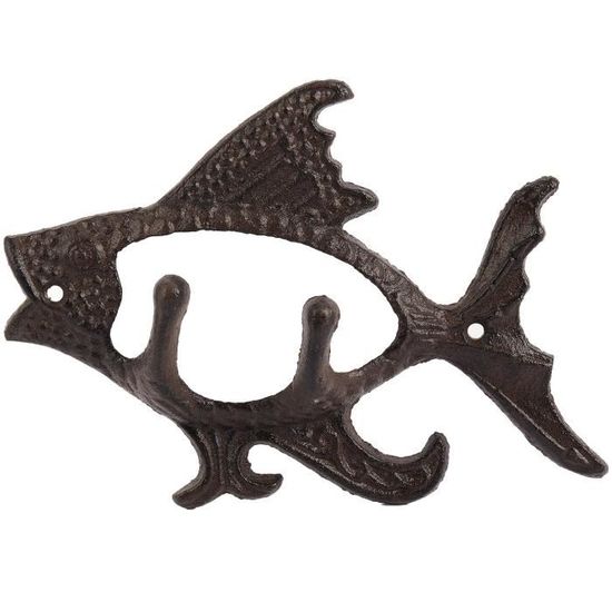 Crochet Mural En Fonte Style Vintage - Forme Branche D'arbre, Noir, 19.8x10 Cm - Pour Porte-manteau, Décoration Rétro, Fixation Murale Solide