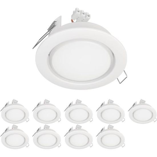 INEL GX53 Deckenleuchte Mit LED – 90 Mm Durchmesser, 6,2 W, 509 Lm, Warmweiß