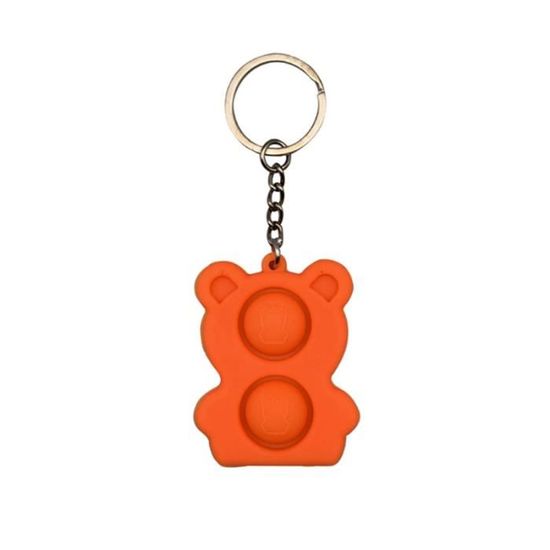 Porte-clés Créatif Labubu - Poupée à Visage Changeant, Décompression, Métal Et Plastique