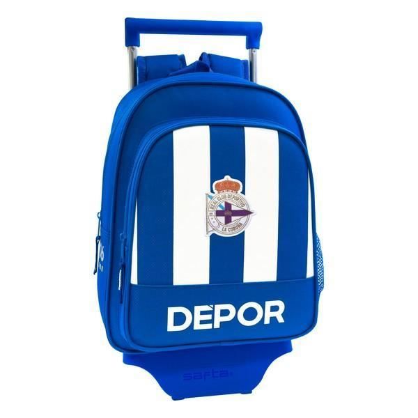 Cartable à roulettes 705 R. C. Deportivo de La Coruña Bleu Blanc -  -  - R. C. Deportivo de La Coruña