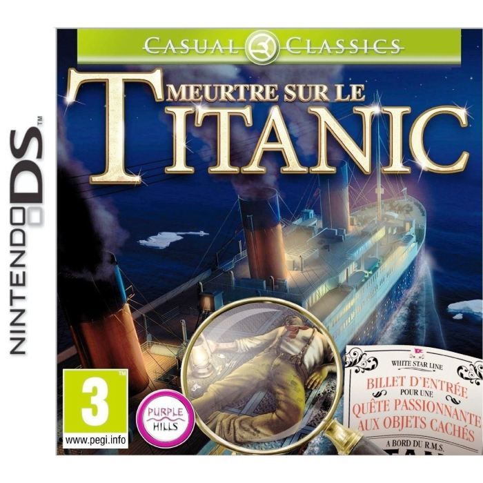 Eidos Interactive Meutre Sur Le Titanic / Jeu Console Ds