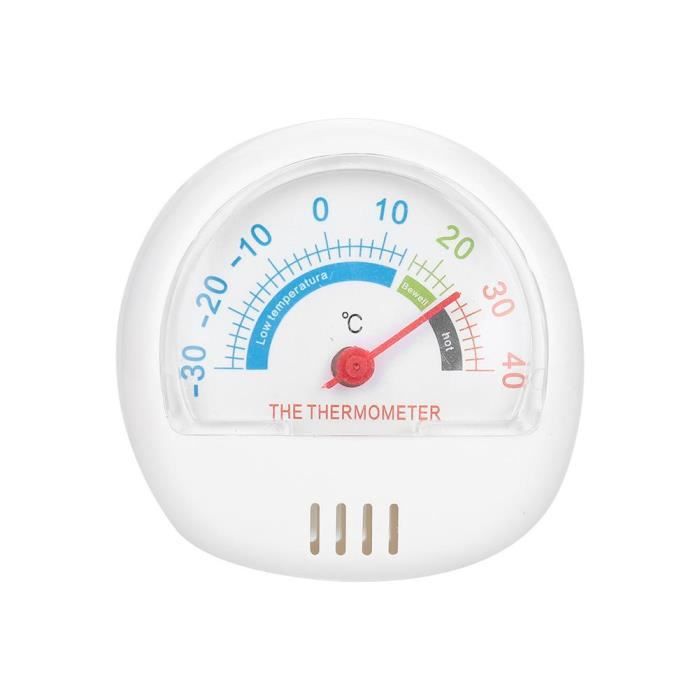 Thermomètre Réfrigérateur Congélateur Grand Cadran (Blanc Mécanique)-LAT