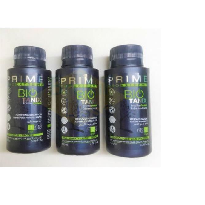 LISSAGE AU TANIN SANS FORMOL BIO TANIX PRIME 3 X 100 ML