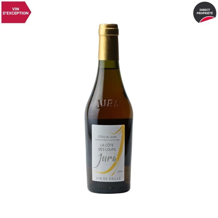 Côtes du Jura Vin de Paille Blanc 2014 - 37.5cl - La Côte des Loups - Vin AOC Blanc du Jura - Cépages Savagnin, Chardonnay