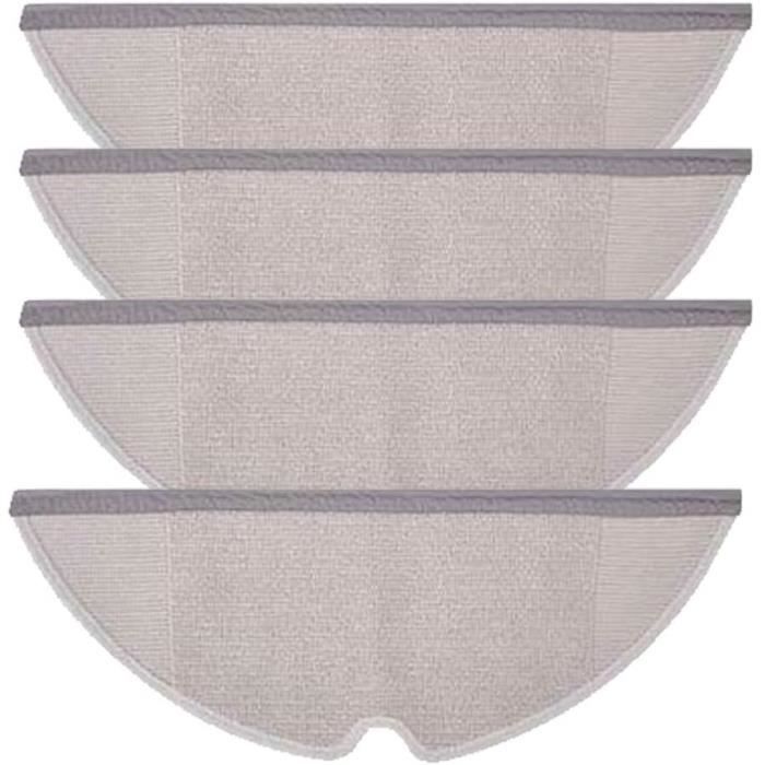 Lot de 4 serpillères en Microfibre pour Xiaomi Mi Mijia Roborock E35 E25 E20 S50 S6 S51