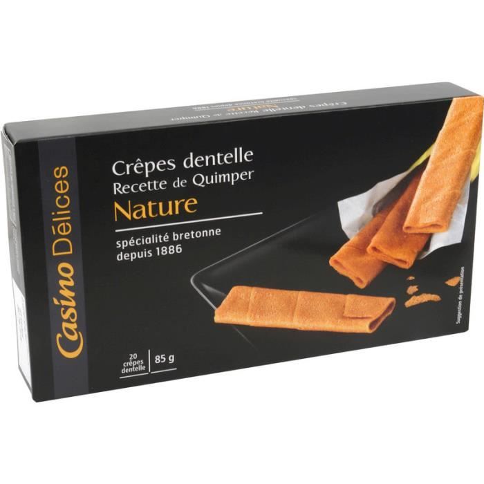 CASINO DELICES Crêpes dentelle nature - 85g