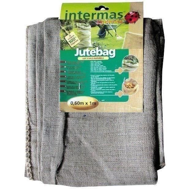 Sac toile de jute Jutebag - lot de 3