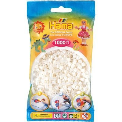 Sachet de 1000 perles - Hama Midi : Perle nacrée