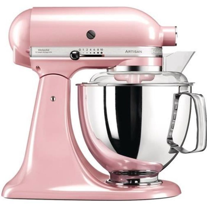 KitchenAid Artisan 5KSM175PSESP Robot pâtissier 300 Watt rose soyeux