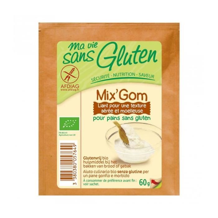 Farine - Ma vie sans gluten - Mix gom bio - 60 g