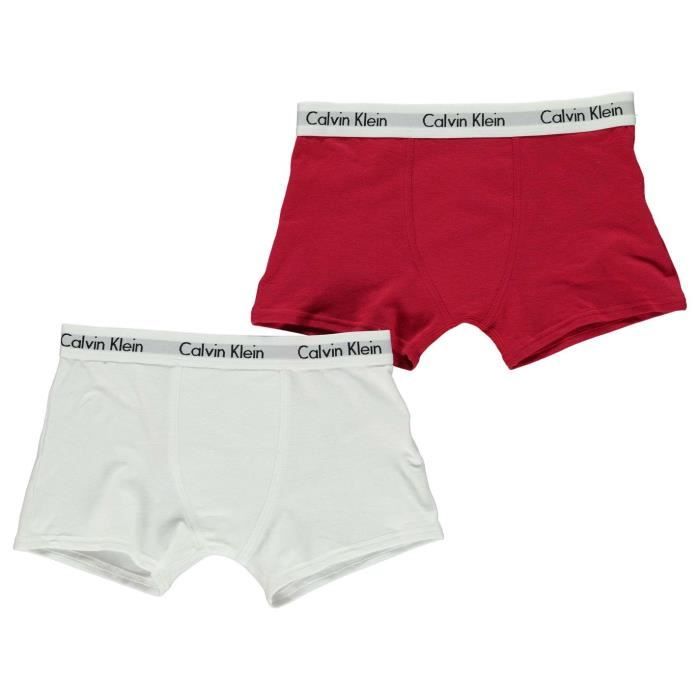 Calvin Klein Lot De 2 Paires Boxers Taille Élastique Enfant