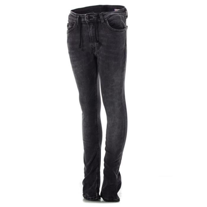 Jean Kaporal 5 Rico Femme Taille 37 - Bleu Délavé, Coupe Straight En Coton, Très Bon état
