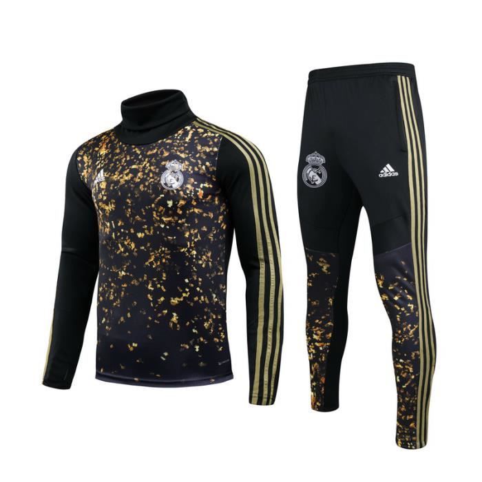 Survêtements Foot Homme Real Madrid - Maillot Foot Homme 20-21 Survêtements Foot Maillot de Foot - Haut et Pantalon