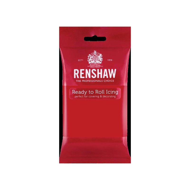 Pâte à sucre Rouge 250g Renshaw Régalice