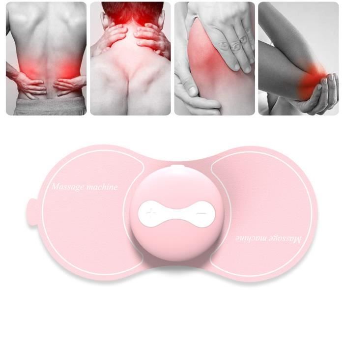 Appareils à électrodes de Massage Appareil tens Mini stimulateur électrique rechargeable de muscle d'impulsion avec 5 modes 10