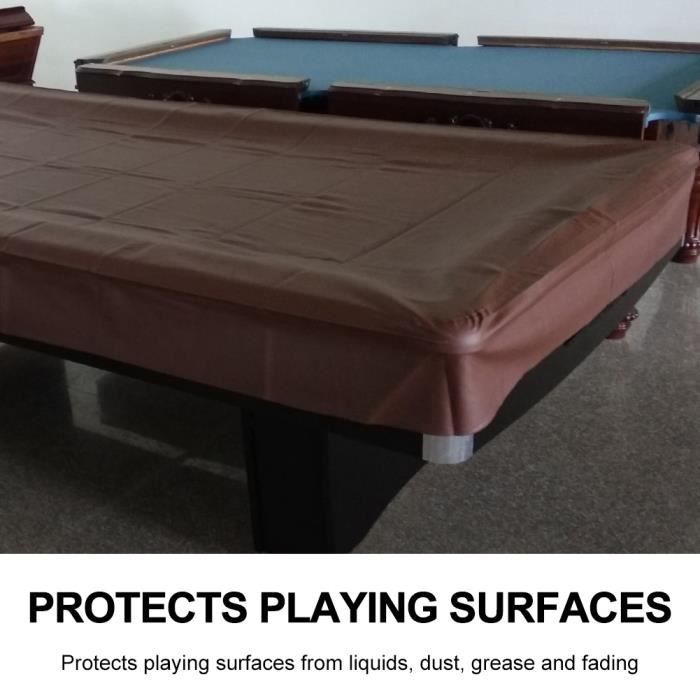 Housse table de billard housse de protection snooker housse de protection anti-poussière imperméable 8 pi