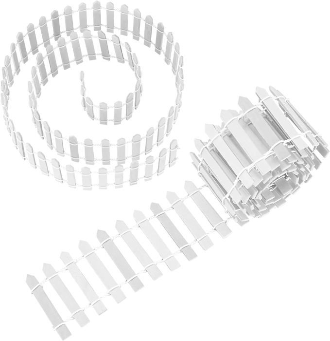 50 Pièces – Mini Clôture De Ferme Pour Décoration Paysage, Maquette, Bricolage Enfant – Marron